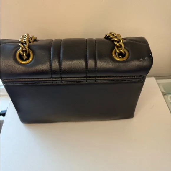 Kurt Geiger Black Quilted Chain Shoulder Bag - Picture 2 of 8